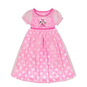 Disney Collection Toddler Girls Mickey and Friends Minnie Mouse Nightgown